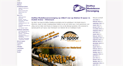 Desktop Screenshot of delftsemodelbouwvereniging.nl